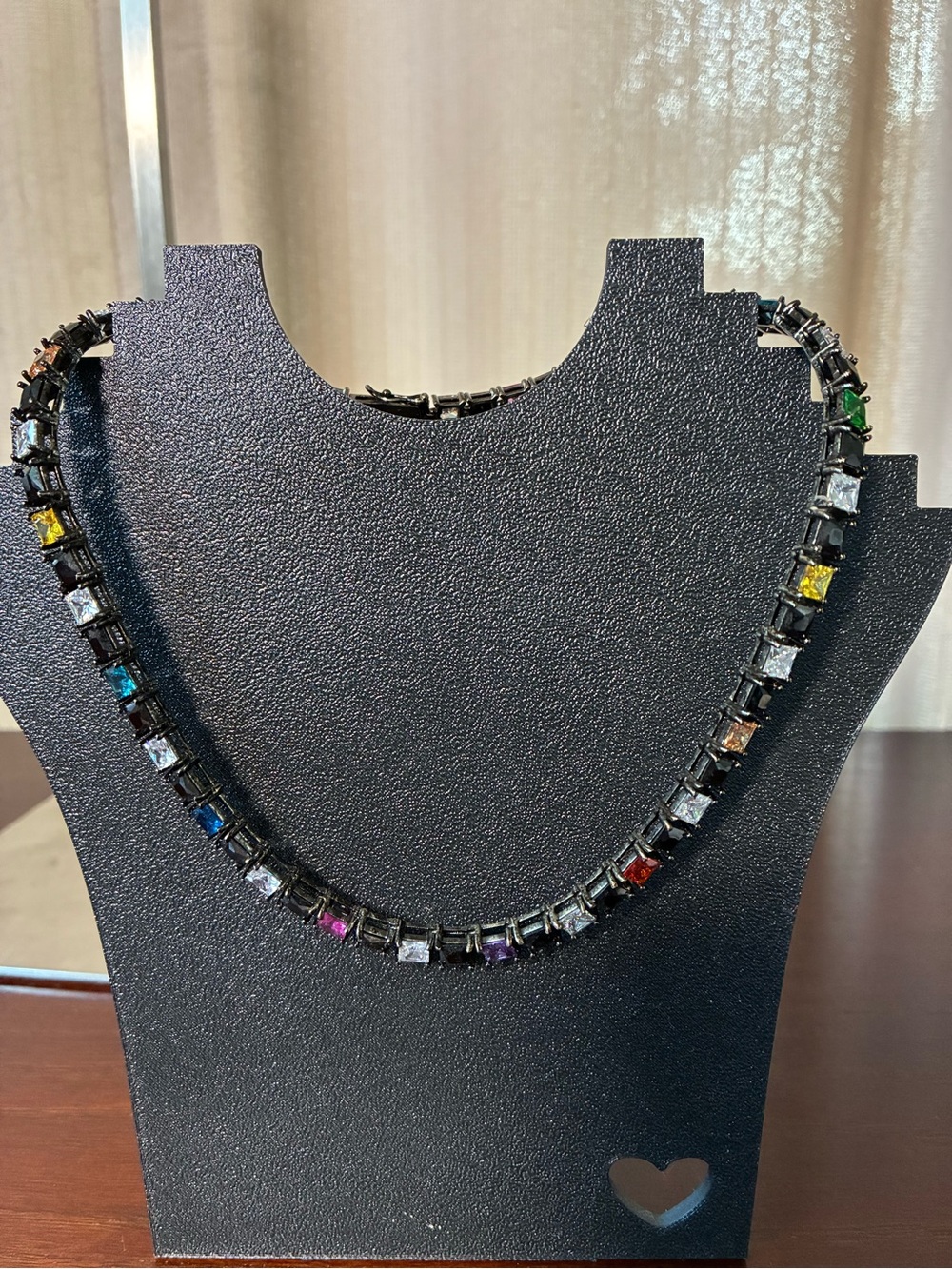 Kurt Geiger Crystal Tennis Necklace -